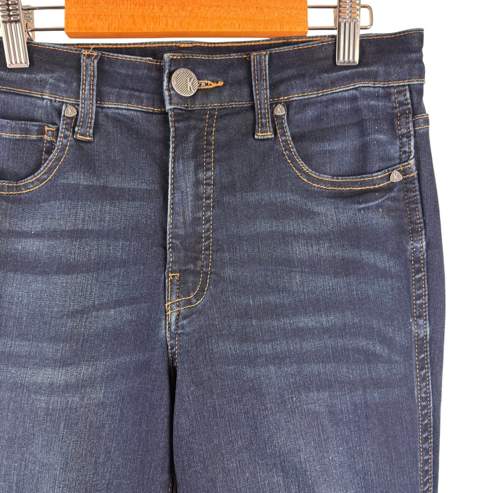 Kut from the Kloth Connie Skinny Jeans Womens 2 High Rise Fab Ab‎ Ankle Raw Hem